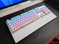 Klawiatura mechaniczna SPC Gear GK650K - Onyx White Pudding Edition