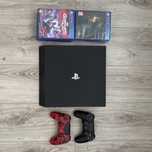 Sony ps 4 pro 1t + 8 игр+2 джойстика