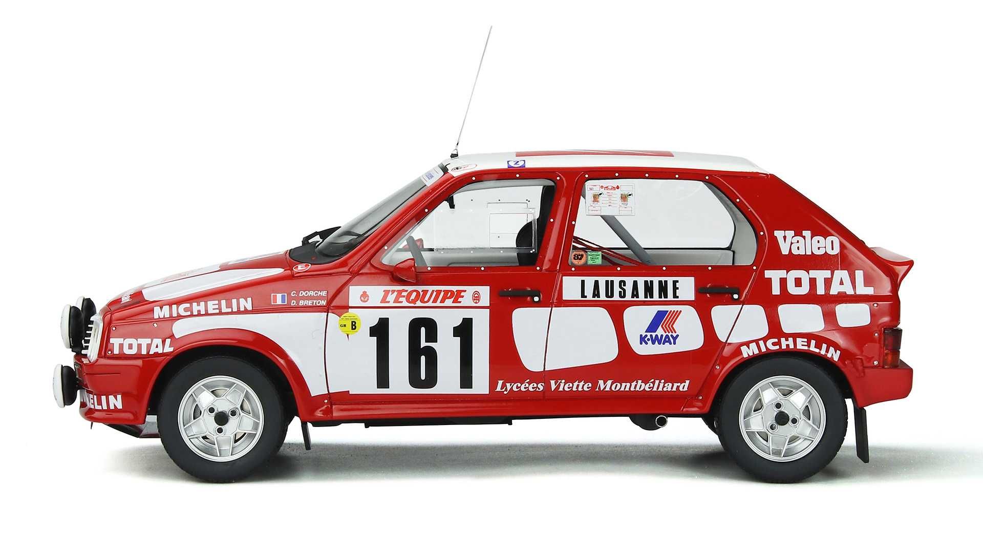 Model 1:18 Otto Citroen Visa 1000 Pistes #161 Rally Monte Carlo 1987