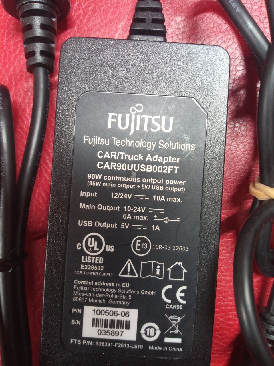 Оригінальний автомобільний блок живлення ноутбуку 85W 3.5мм