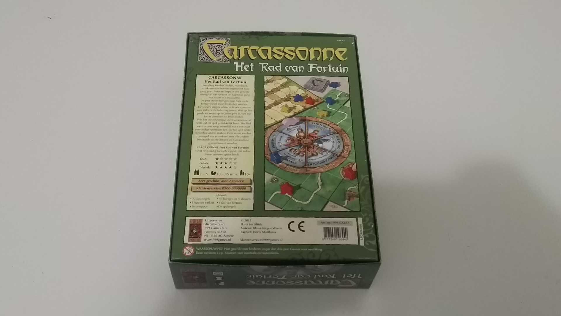 Carcassonne Wheel of Fortune - jogo de Tabuleiro