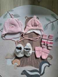 Czapki i rękawiczki dla niemowląt