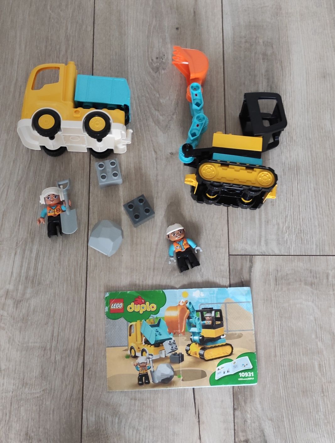 Lego  Duplo 10931 Ciężarówka i koparka gąsienicowa