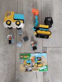 Lego  Duplo 10931 Ciężarówka i koparka gąsienicowa