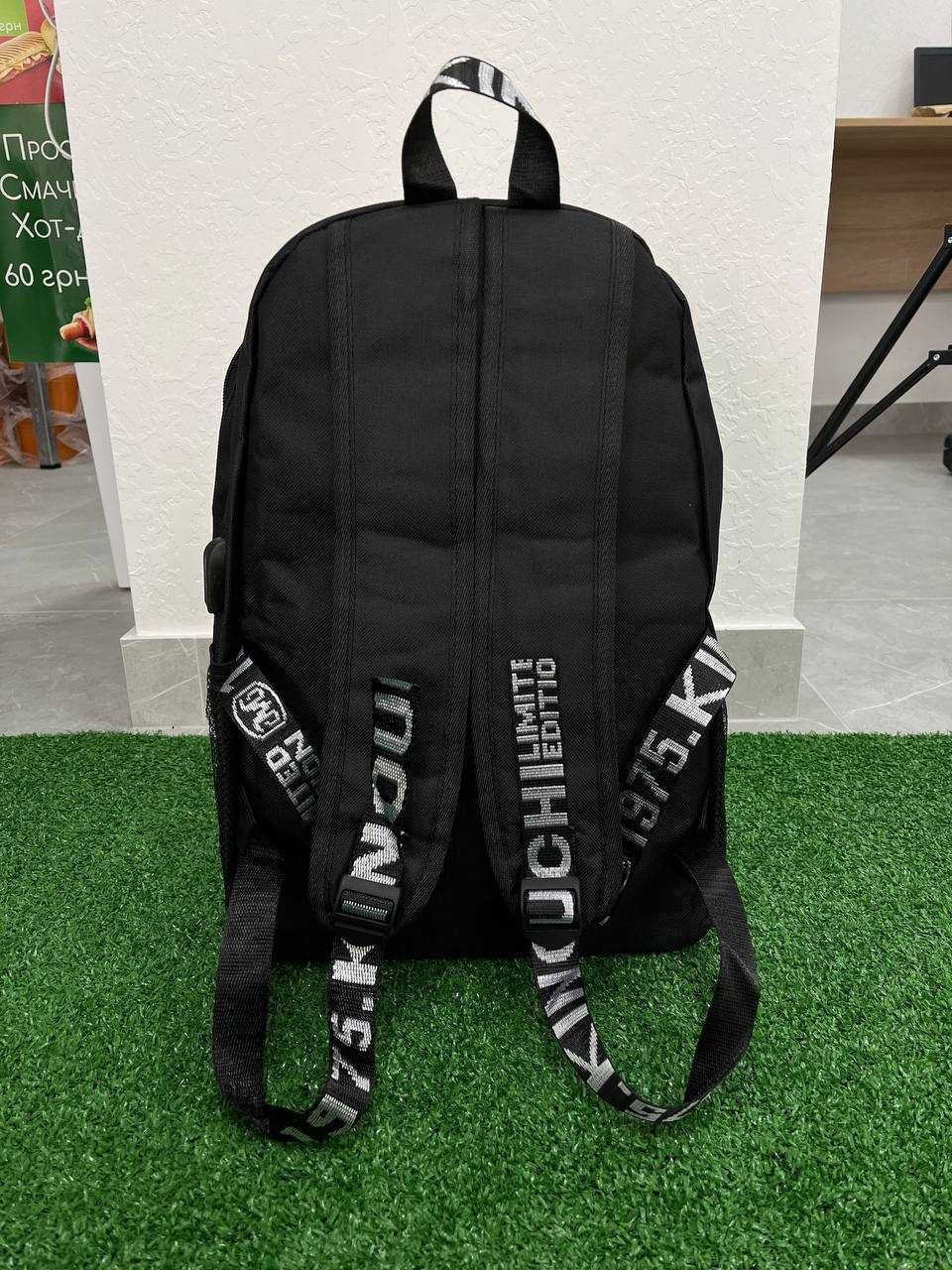 Школьный РЮКЗАК с подсветкой! ПОРТФЕЛЬ с наушниками! Водостойкий!