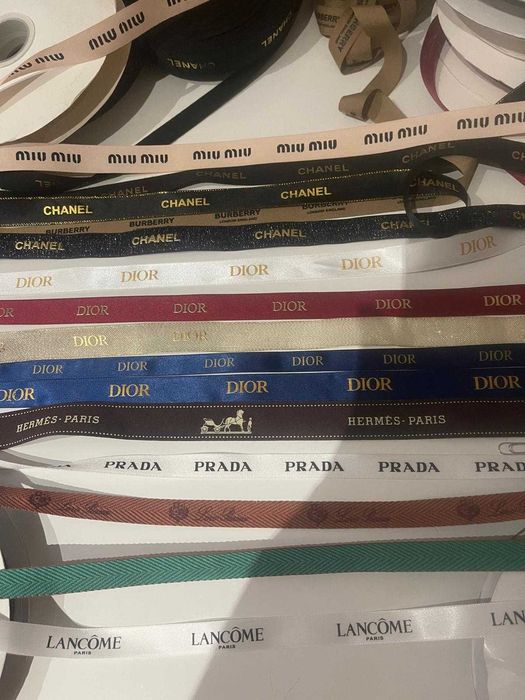 Oryginalne wstążki, wstążka Chanel Dior Prada Celine Miumiu Hermes LV