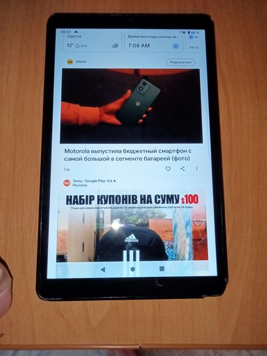 Планшет lenovo tab 8 М8