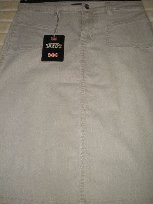 Saia de ganga c/ etiqueta, marca VIGOSS Jeans