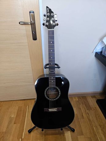 Gitara Flycat standard STD BK + wymienne struny + pokrowiec