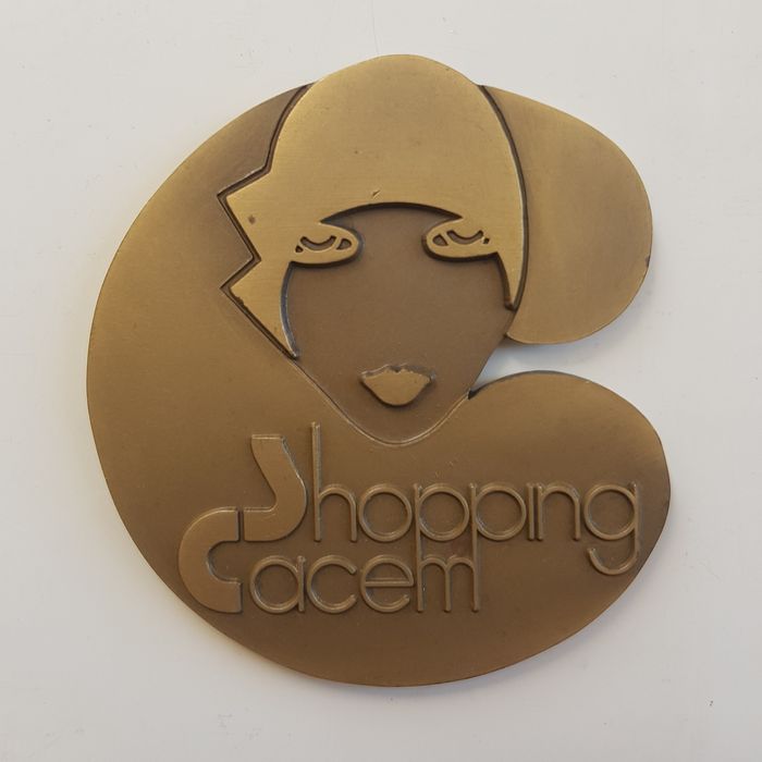 3 medalhas bronze antigas