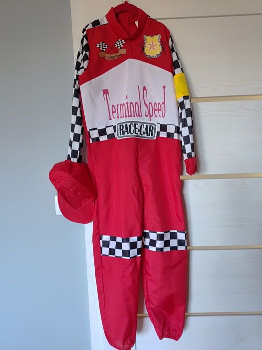 Strój na bal kombinezon rajdowca r.130/140