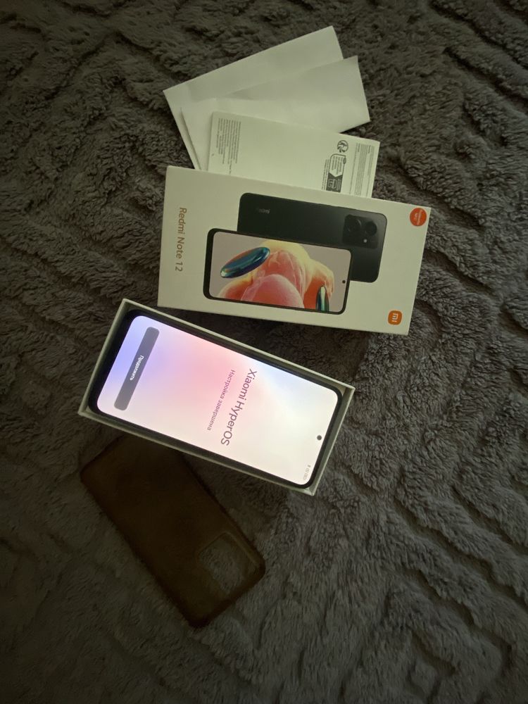 Смартфон Xiaomi Redmi Note 12 8/128GB Onyx Gray 6.67" 120 Гц