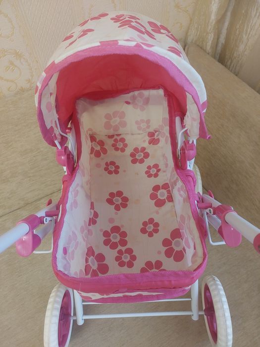 Коляска (візочок) для ляльки з регульованою ручкою