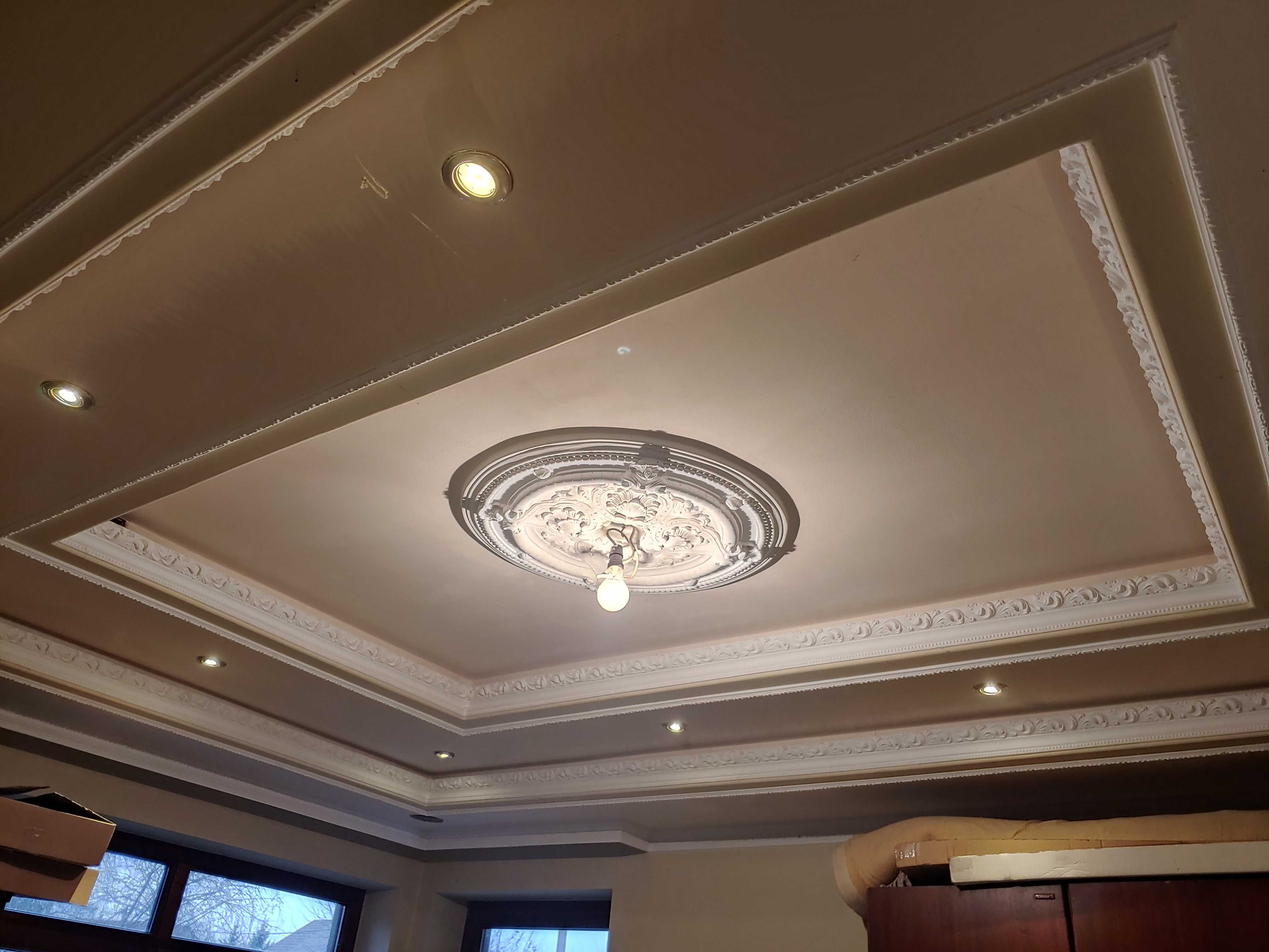 rozeta gipsowa duża 80 cm pod lampe żyrandol sztukateria