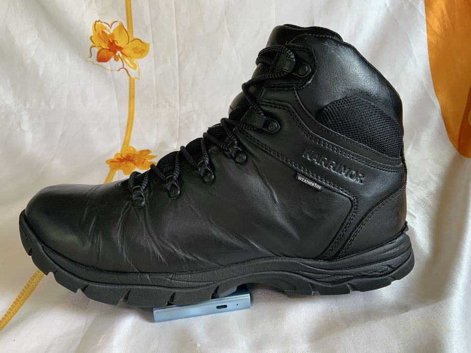 Теплющие фирменные кожаные зимние ботинки Karrimor. Размер 45 / 30 см