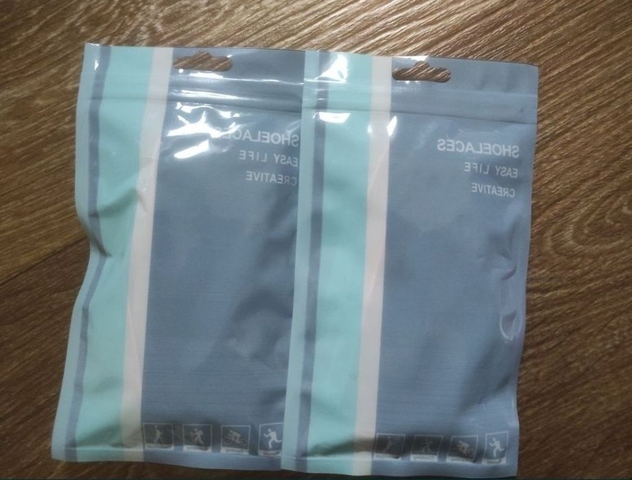 Шнурки розові флюросцентні світловідбивні 1м