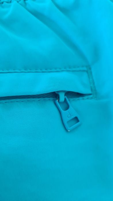 Krótkie spodenki Szorty Kąpielówki Calvin Klein.  Turkusowe. Rozmiar L