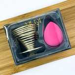 Niuqi Makeup Set Zestaw Gąbka Do Makijażu Ze Stojakiem
