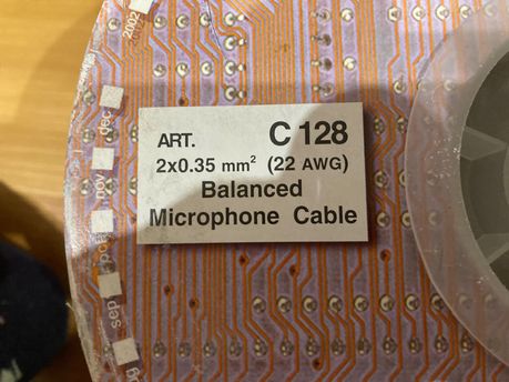 Кабель микрофонный Tasker C128 2x0,35мм2
