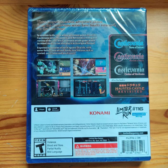 Gra Castlevania Dominus Collection PS5 Nowa Zafoliowana