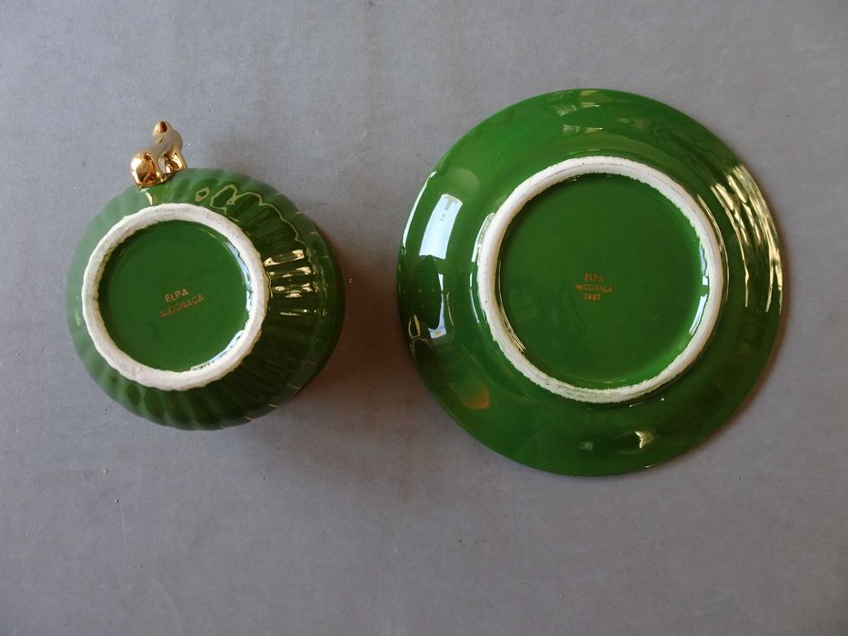 Chávena almoçadeira + pires prato Elpa Portugal