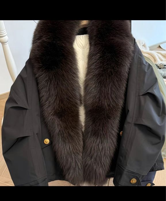 Куртка пуховик женский с мехом