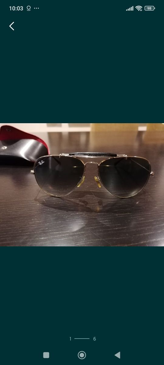 Ray ban aviator impecáveis
