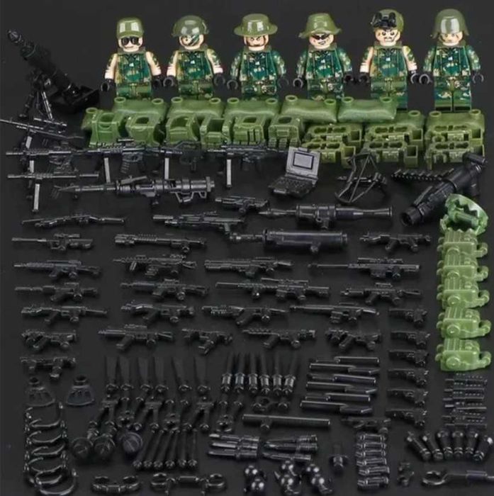 Конструктор фігурки військові спецназ солдатики поліція swat для лего