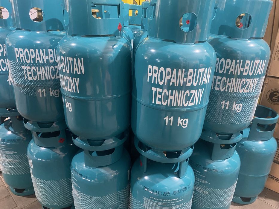 Балоні пропан-бутан 11 кг. Рік випуску 2025легалізація до 2035 року
