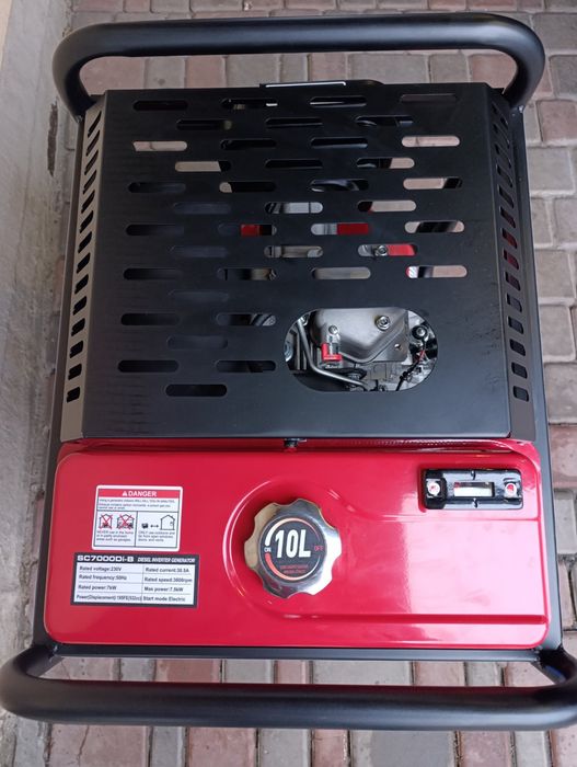 Инверторный генератор 7,5кВт дизельный 1,5л/ч