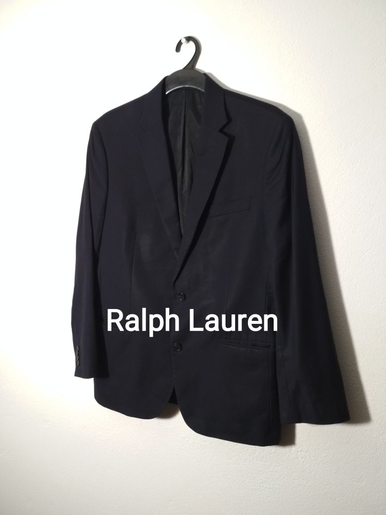 Vintage Ralph Lauren casual klasyczna granatowa marynarka L