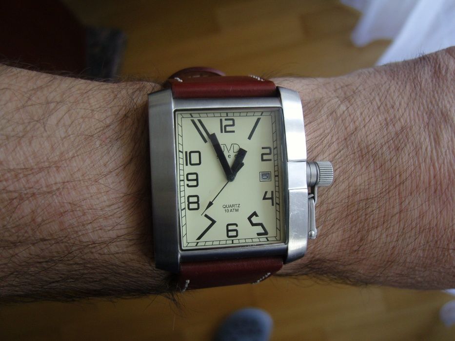 JVD zegarek kwarcowy Miyota - rzadki, bardzo solidny model 10 atm