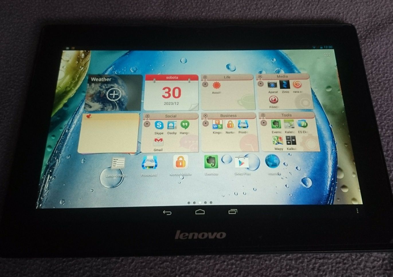 Lenovo Idea Tab S 6000-H. Folia