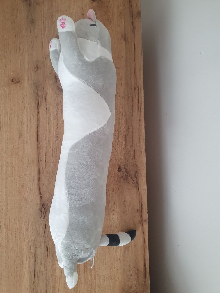 Poduszka długi kot szara 50cm