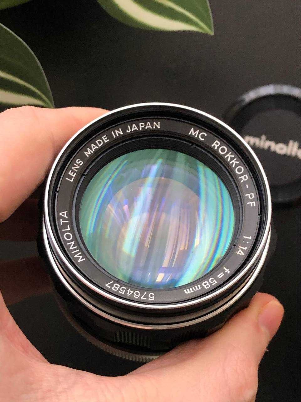 Обєктив Minolta MC Rokkor-PF 58mm F/1.4