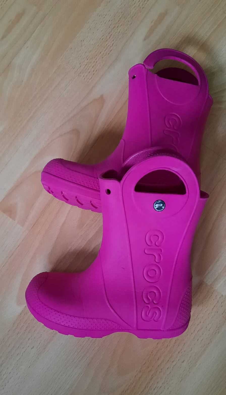 Сапоги резиновые Crocs J2 (33-34р-р) подростковые.