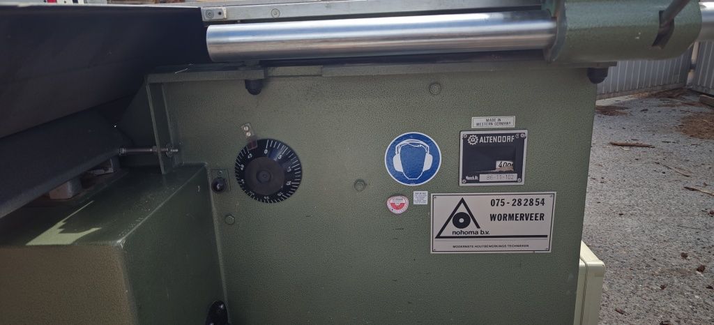 Piła tarczowa formatówka Altendorf f45 pilarka z wózkiem duplex