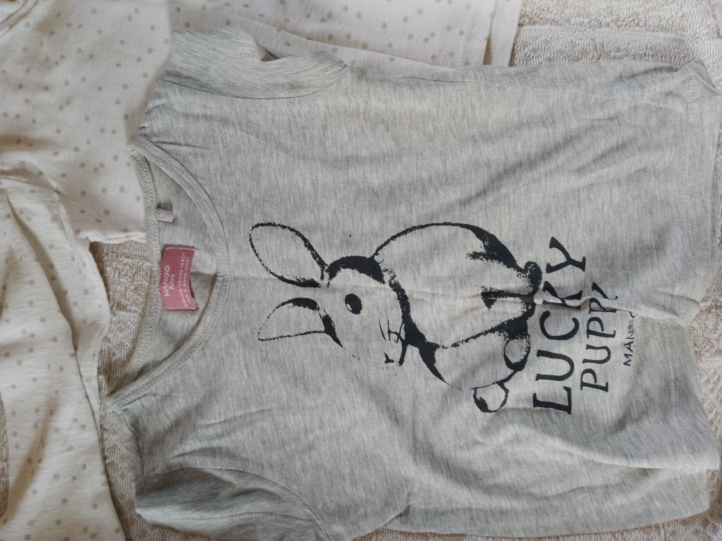 Bluzeczki 2 szt. rorm. 104 Mango i Zara