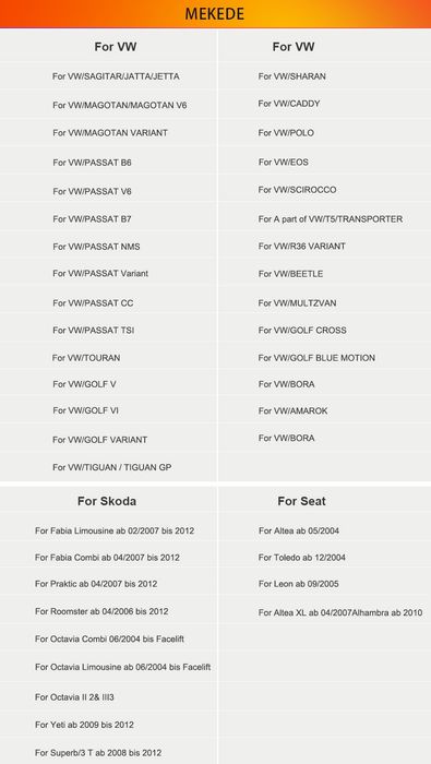 Штатна Магнітола VW Volkswagen Passat b6 b7 golf caddy Skoda Tiguan
