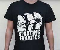 T-shirt "Sporting Fanatics" em 2 cores - VER 2 FOTOS (Vendo/Troco)