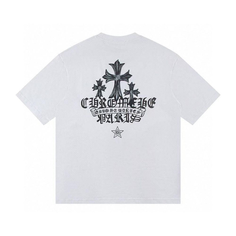 Футбокли Chrome Hearts унисекс Хром Хартс с керстами новинка 2025