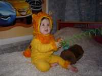 Новогодний костюм на малыша львенок 6 месяцев-1,5 года