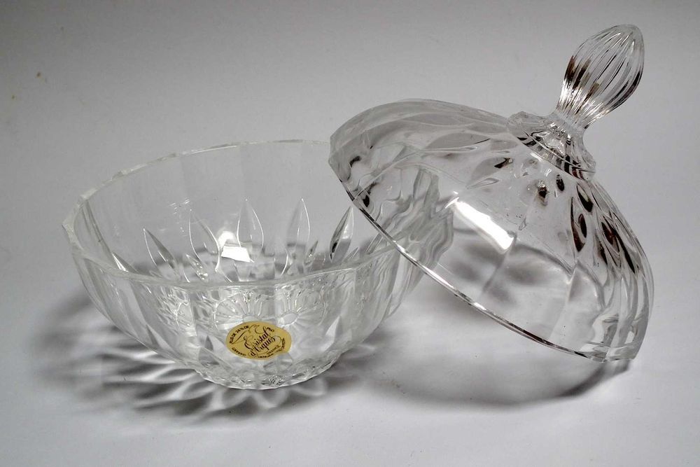 Bomboneira de cristal, da Cristal d'Arques. Envio grátis.
