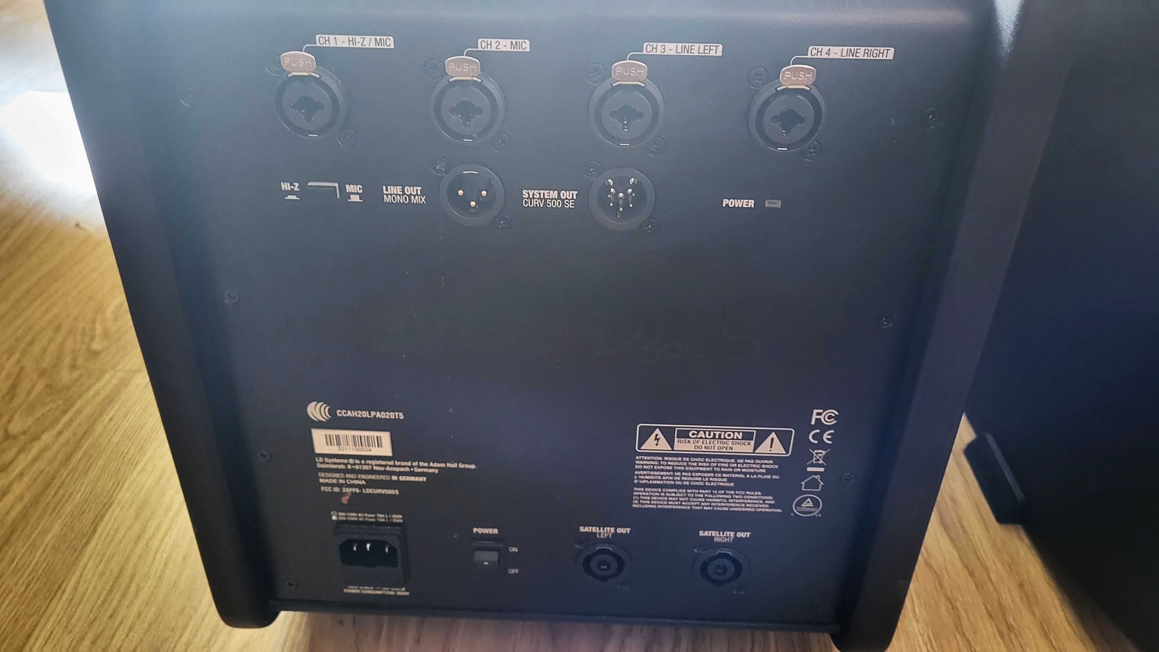 LD Systems CURV 500 PS – profesjonalny system nagłośnieniowy