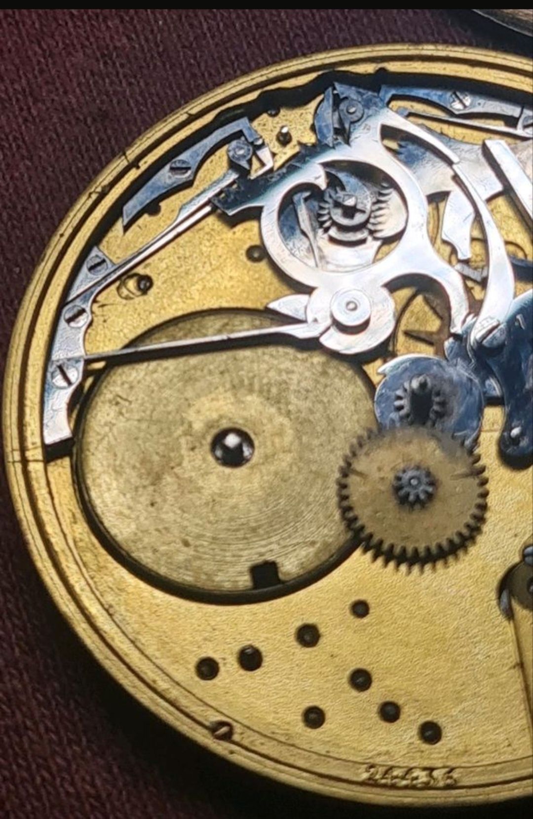 Repetier Czapek ?  mechanizm zegarka kieszonkowego repetiera kwadrans