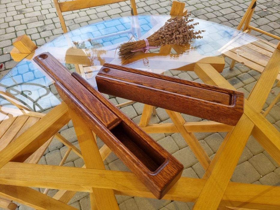 Кейс для сопілки/флейти із дуба /подарунок на Миколая