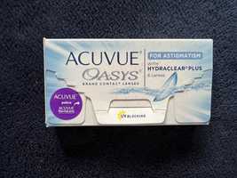 Soczewki kontaktowe Acuvue Oasys +0,75 D, cyl -2,75, axis 180