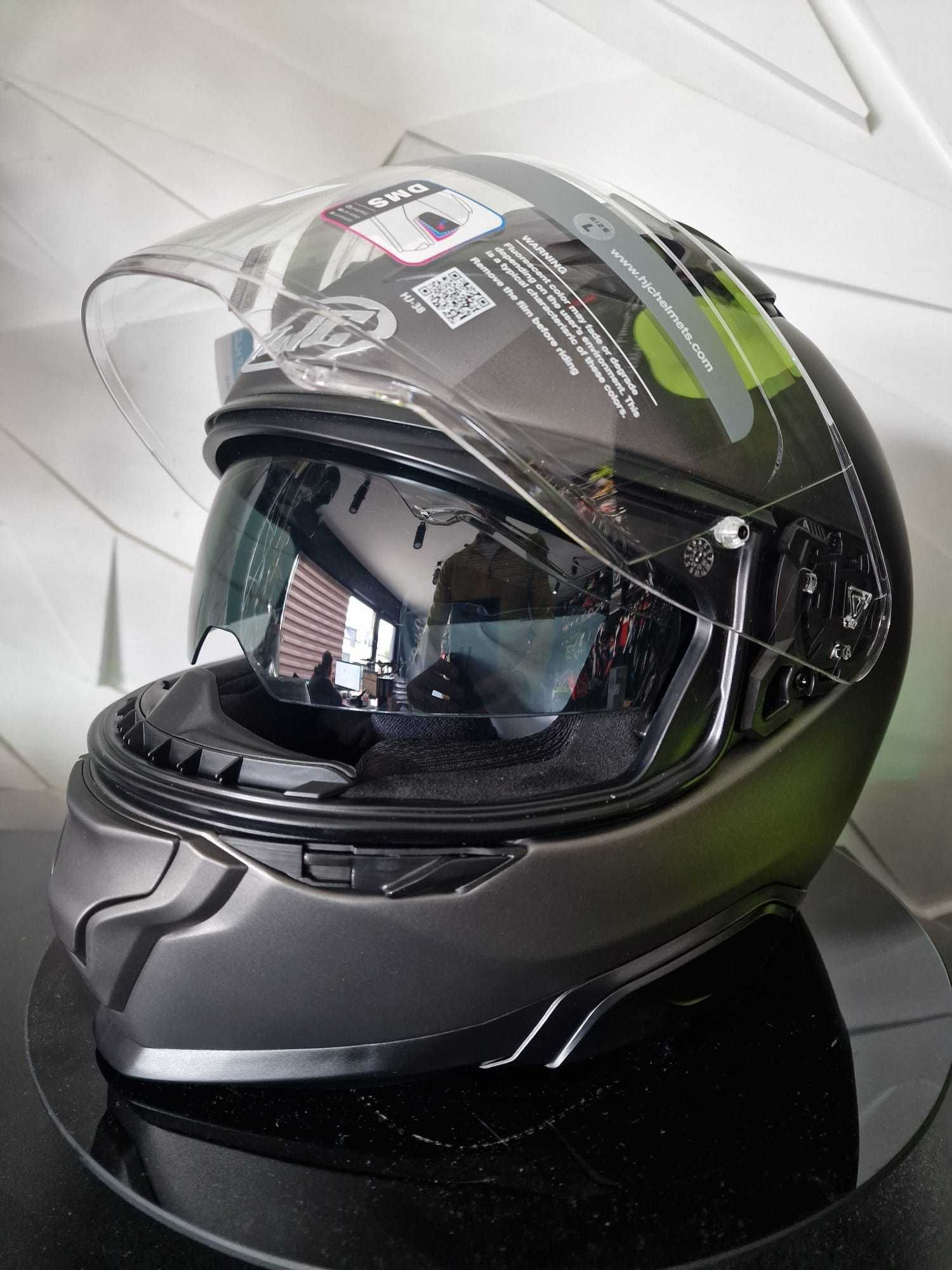 Kask Hjc F71 Solid Semi Flat Titanium 'L sklep,raty 0%, GRATISY!