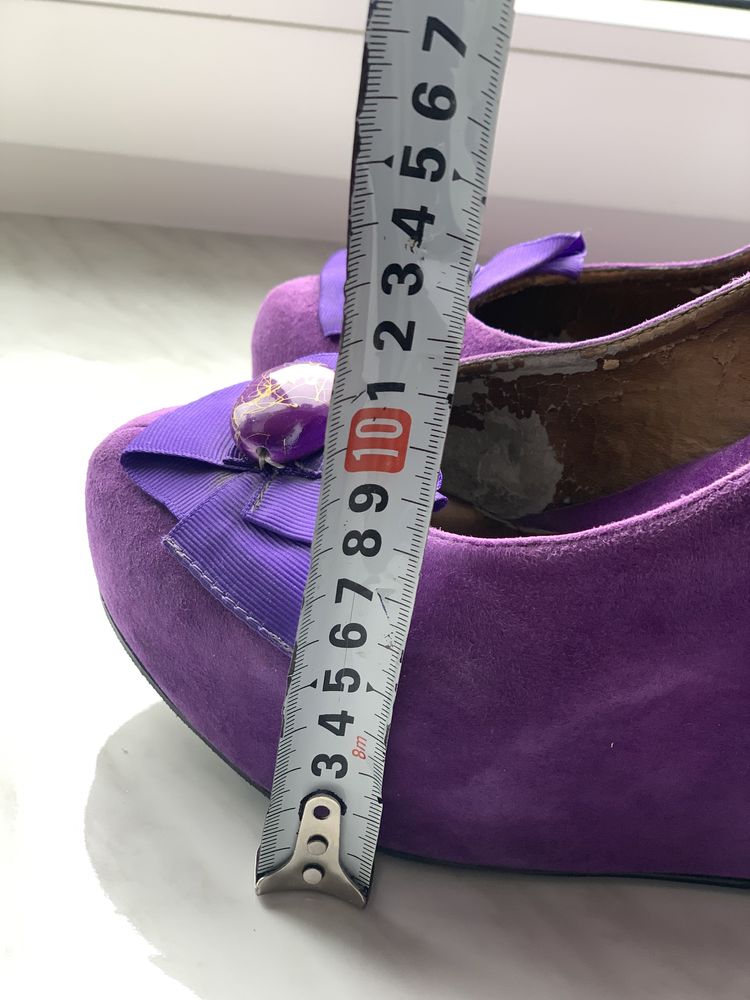 Туфлі замшеві D&G 40р