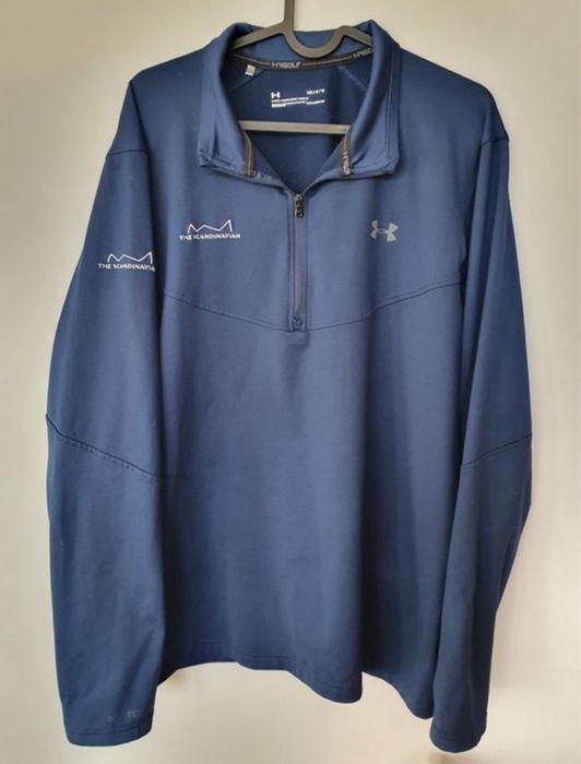Granatowa bluza techniczna / termoaktywna Under Armour ColdGear L LG